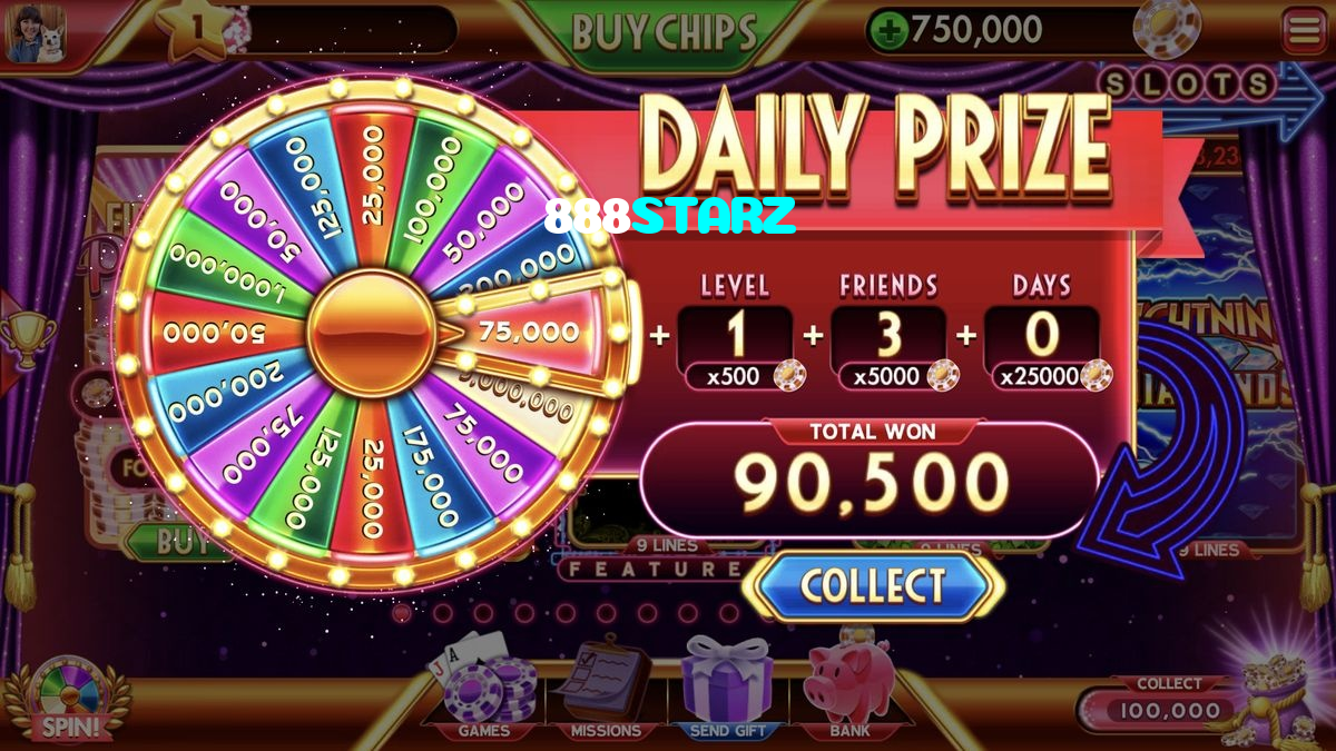 888STARZ casino presented on mobile device in Pakistan with slots and live games